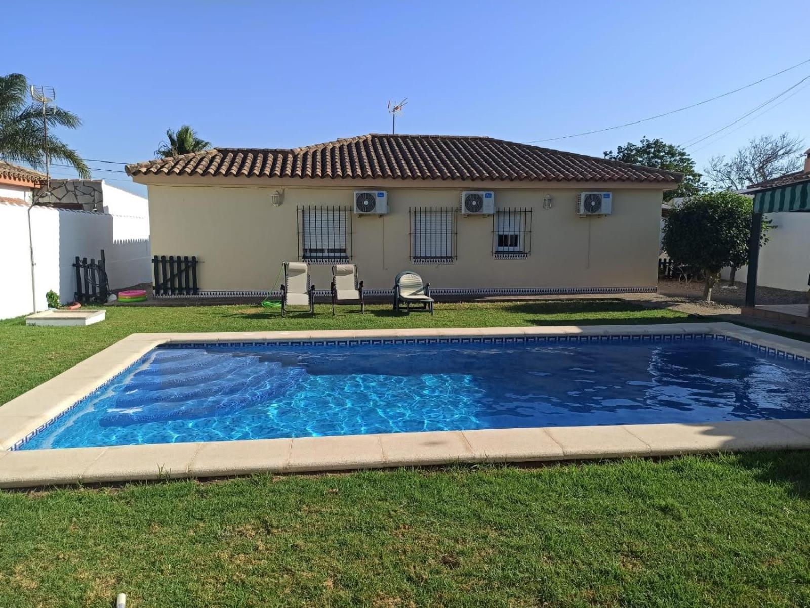Casa Chiclana Con Piscina Privada Villa Chiclana de la Frontera Luaran gambar
